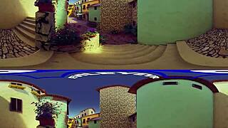 Surprised Threesome With Alison Rey And Luna Rival Bent Over