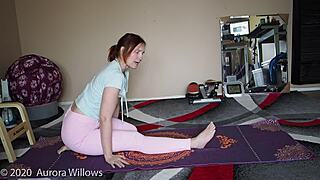 Yoga Lesson with Wife and Fetish Elements