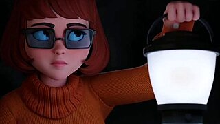 Velma from Scooby-Doo in Wild 3D Action by Redmoa - Hot Cartoon Scenes