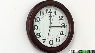 Horny Abby Seduces Prof!