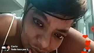 Brazilian bbw teases with big tits