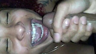 She gives good head and deepthroat in part 2