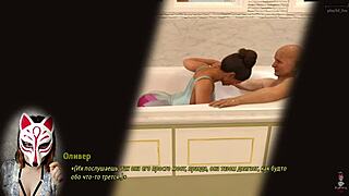 Perfect Housewife With Big Tits Gets Cuckolded In Cartoon Game.