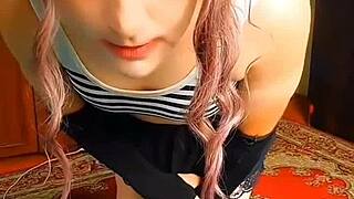 twerking big white ass crossdresser sissy amateur gay