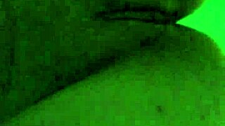 Amateur couple feels intense pleasure in creampie session