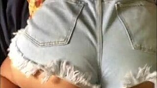 real amateur 18-year-old bent over for doggystyle ass fucking