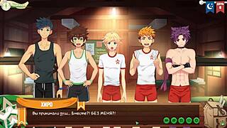 natsumi gives a juicy blowjob in game friends camp episode 9.