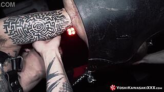 Yoshi Kawasaki gets his ass fisted hard and deep with a monster cock in this hardcore gay session!