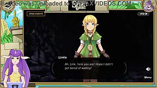 i love fucking linkle from legend of zelda in hentai blowjob and orgasm
