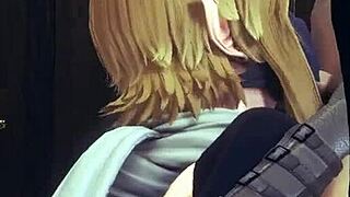 yaoi femboy link gets handjob and blowjob