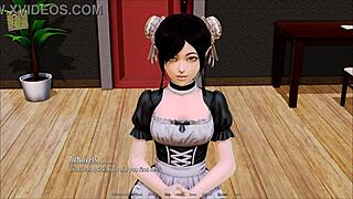 Harem hotel 35 with anime game vibes