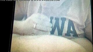 Bbw wife shares a casual moment with her partner