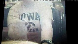 Bbw wife shares a casual moment with her partner