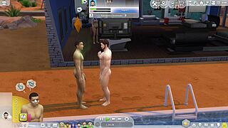 Straight cartoon sim succumbs to gay temptation