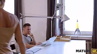 I enjoy watching mature4k's story of a man seducing an older woman