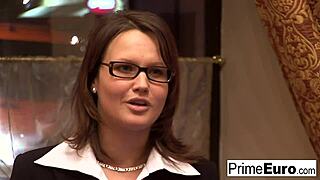 Mercedesz gives great anal sex with her ass and tits