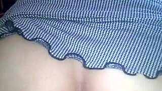 Does it hurt when you're fucked alone in the ass, skinny Mexican prostitute?