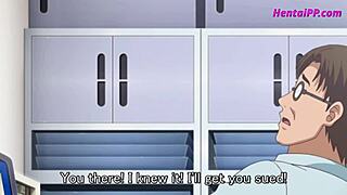 young redhead babe visits doctor for hentai creampie