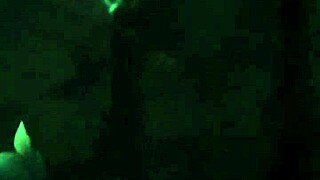 Gay guy sucks on a massive bareback monster cock in intense blowjob session