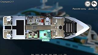 Can you feel the thrill as she masturbates with eyes closed in waterworld hentai?