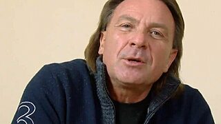 jacky deepthroats a monster cock while fingering