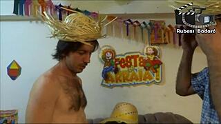 Country Teen 18+ Bent Over for Doggystyle by Monster Cock