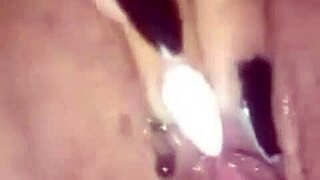 Hot wife masturbates with dildo and fingers