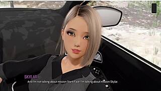 ripples full gameplay part 5 with brunette skinny guy ripping clothes in lingerie