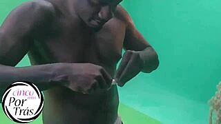 latina milf's big tits interracial monster cock scene