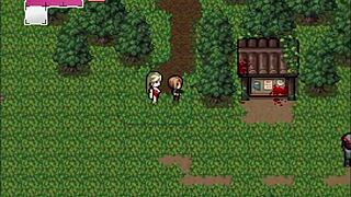 picking up tempting items in zombies retreat hentai game