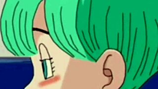 i love dragon ball z with bulma and gohan