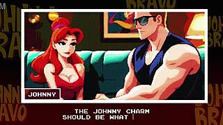 Johnny bravo gets a handjob and blowjob from cute anime girl