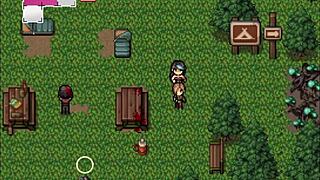 picking up tempting items in zombies retreat hentai game