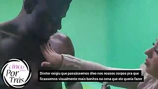 latina milf's big tits interracial monster cock scene