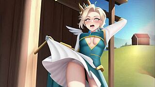 Hentai Cosplay Babes Tease In Short Skirts