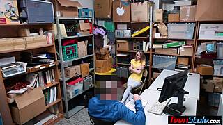 Petite Russian Thief Punished with Hard Fucking