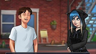 summertime saga 64 with big tits and ass in hentai cartoon anime