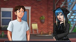 summertime saga 64 with big tits and ass in hentai cartoon anime