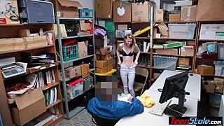 Petite Russian Thief Punished with Hard Fucking