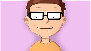 Steve slams Meg and Lois in wild hentai cartoon fucking action