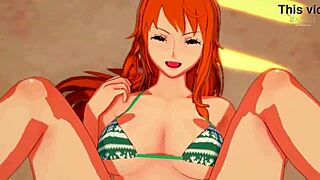Nami begs for tight jeans removal