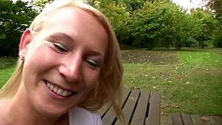 Gina casting with blowjob and cum.