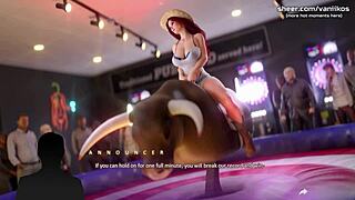 petite teen in apocalust game threesome.