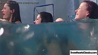 Retro Remastered Lesbian Swimming Team