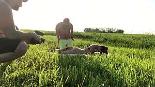 Blonde Russian fucked hard backstage