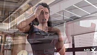 Fashionbusiness Feels Relaxed Taking Hot Shower in Anime Game