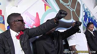 Kagney Linn Karter's interracial gangbang with big black cocks