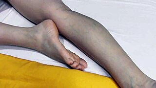 Stepsister Masturbates With Dildo While I Hide Behind Curtain!