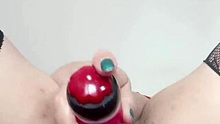 The wife chats with her husband's friend in New York