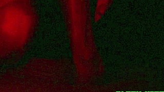 This pervert's rough face fucking in bad light is intense